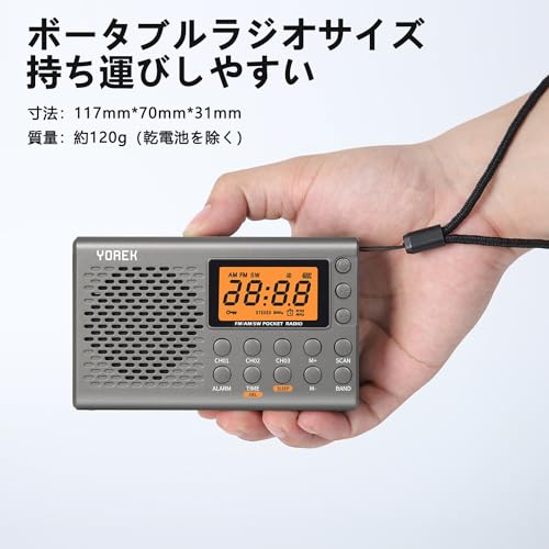 Amazon.co.jp: YOREK コスパ高いDSPラジオ